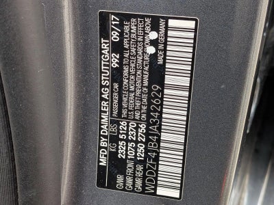 2018 Mercedes-Benz E-Class E 300 RWD Sedan