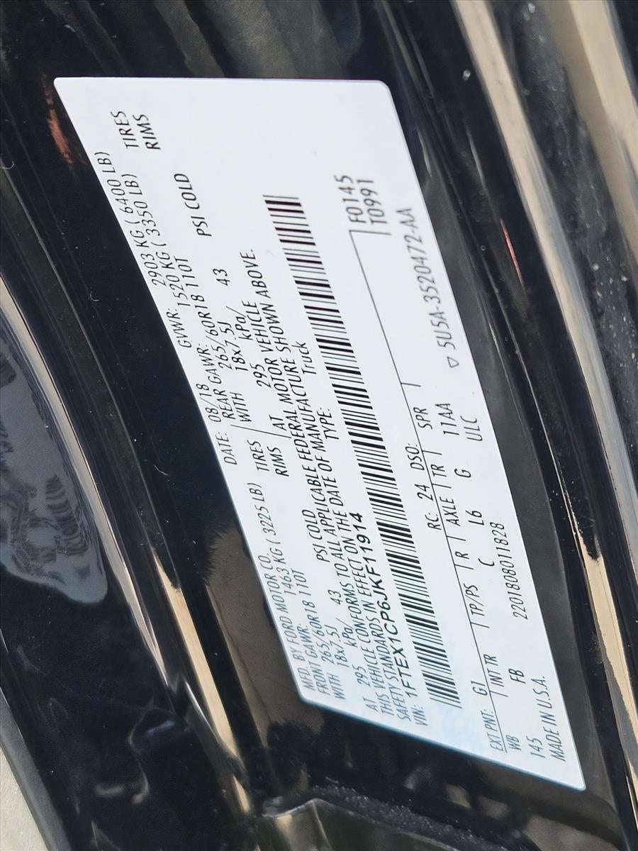 2018 Ford F-150 XLT 2WD SuperCab 6.5' Box