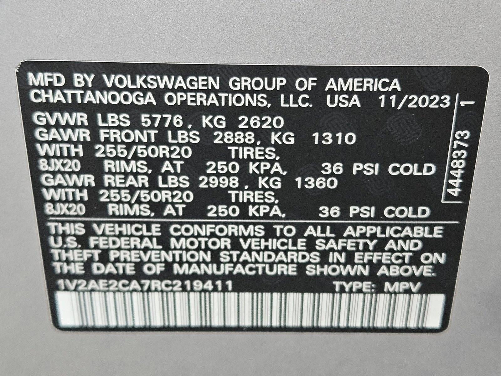 2024 Volkswagen Atlas Cross Sport 2.0T SEL R-Line 4MOTION