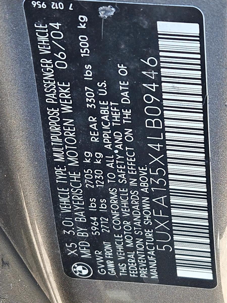 2004 BMW X5 3.0i AWD 4dr SUV