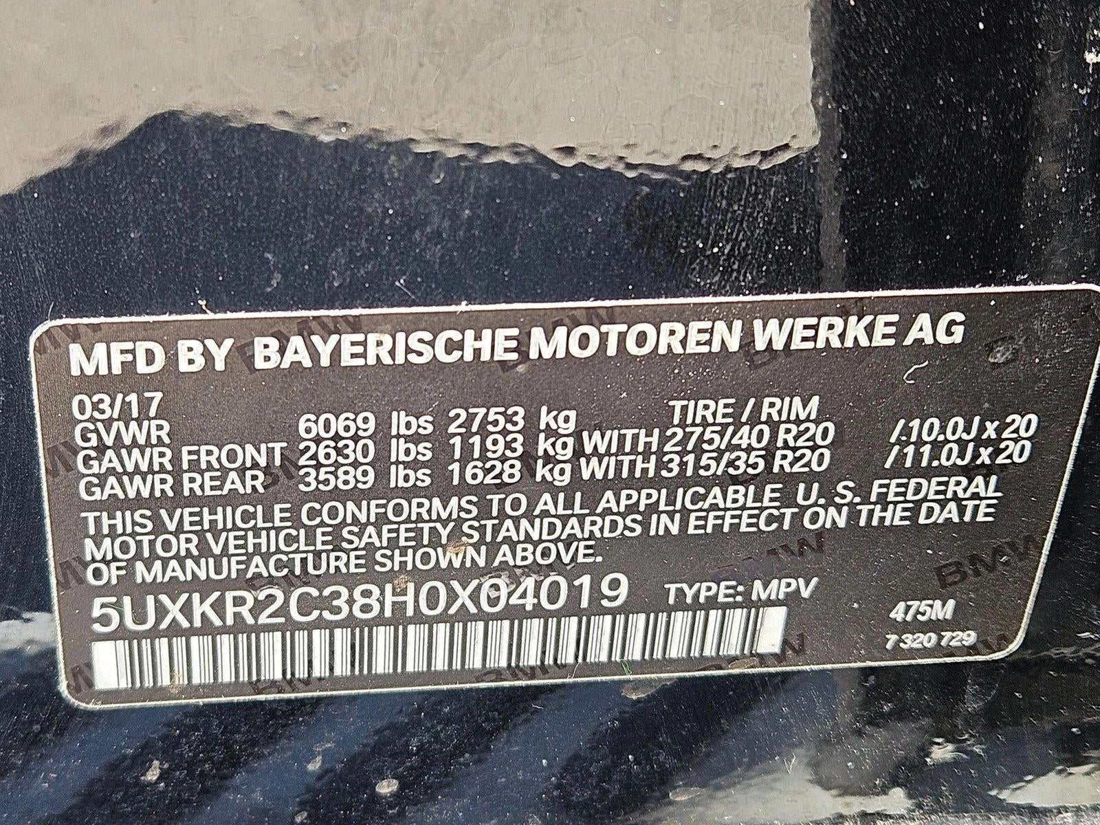 2017 BMW X5 sDrive35i Sports Activity Vehicle