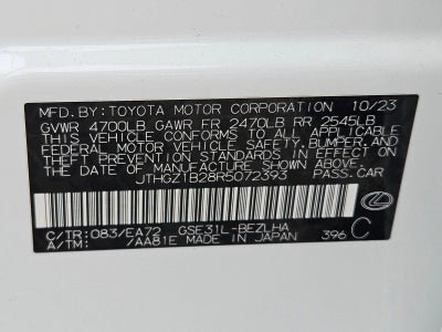 2024 Lexus IS 350 F SPORT RWD