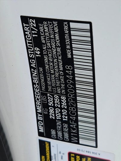 2023 Mercedes-Benz C-Class C 300 Sedan