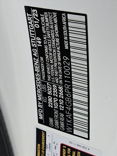 2023 Mercedes-Benz C-Class C 300 Sedan