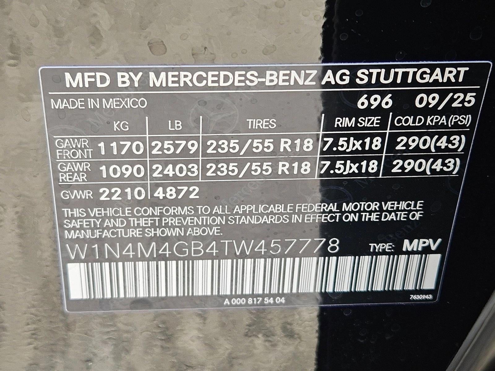 2026 Mercedes-Benz GLB GLB 250 SUV