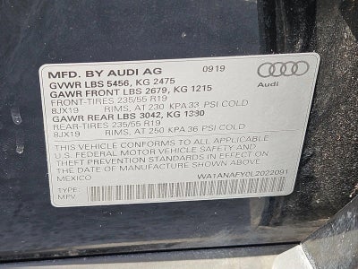 2020 Audi Q5 Premium 45 TFSI quattro