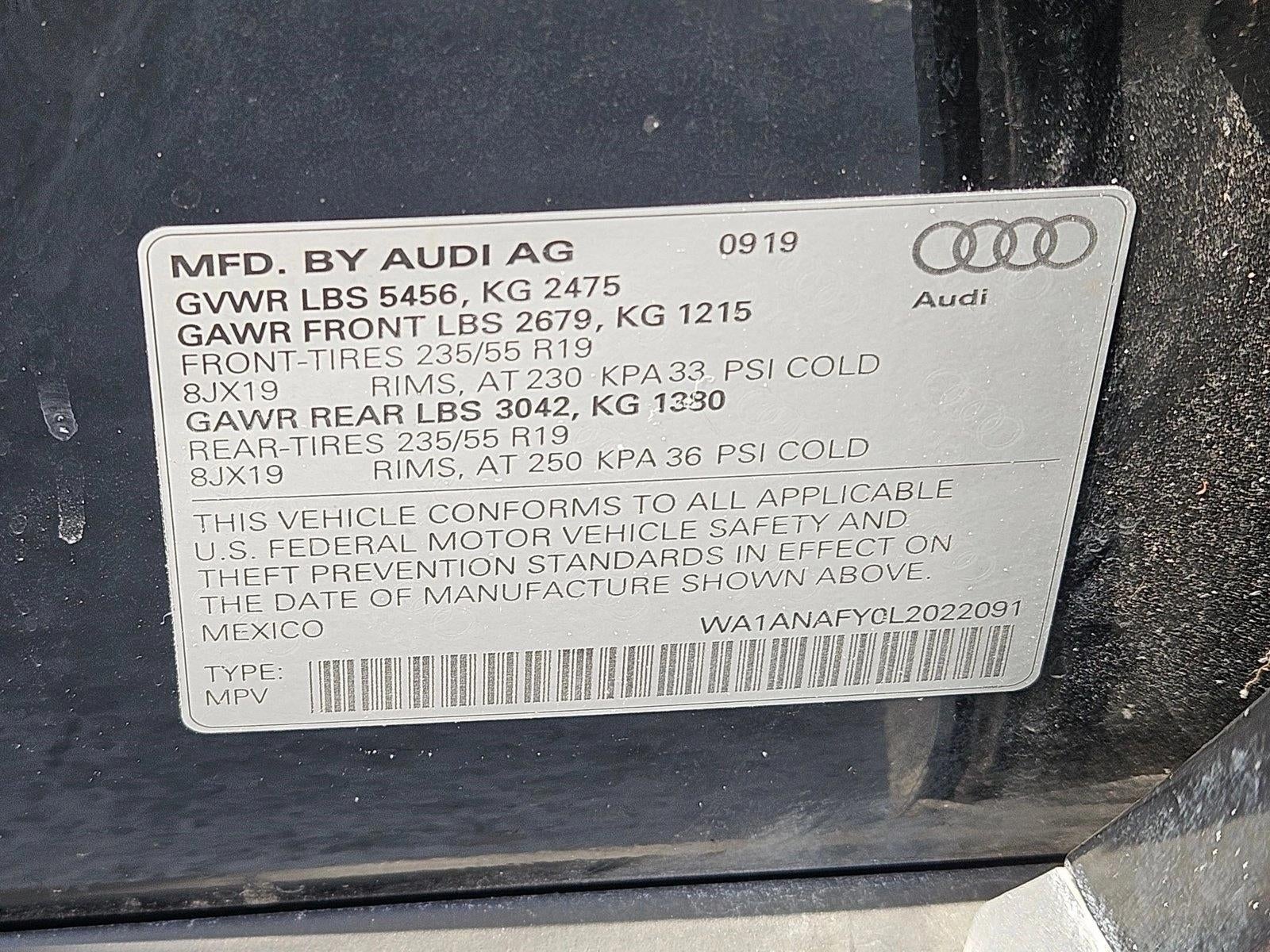 2020 Audi Q5 Premium 45 TFSI quattro