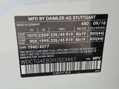 2017 Mercedes-Benz GLA GLA 250 SUV