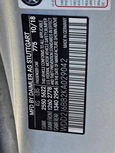 2019 Mercedes-Benz CLS AMG® CLS 53 S 4MATIC®+ Coupe