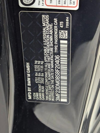 2025 BMW M2 M2 Coupe