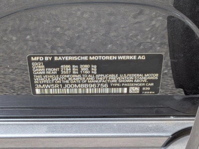 2021 BMW 330i Sedan North America