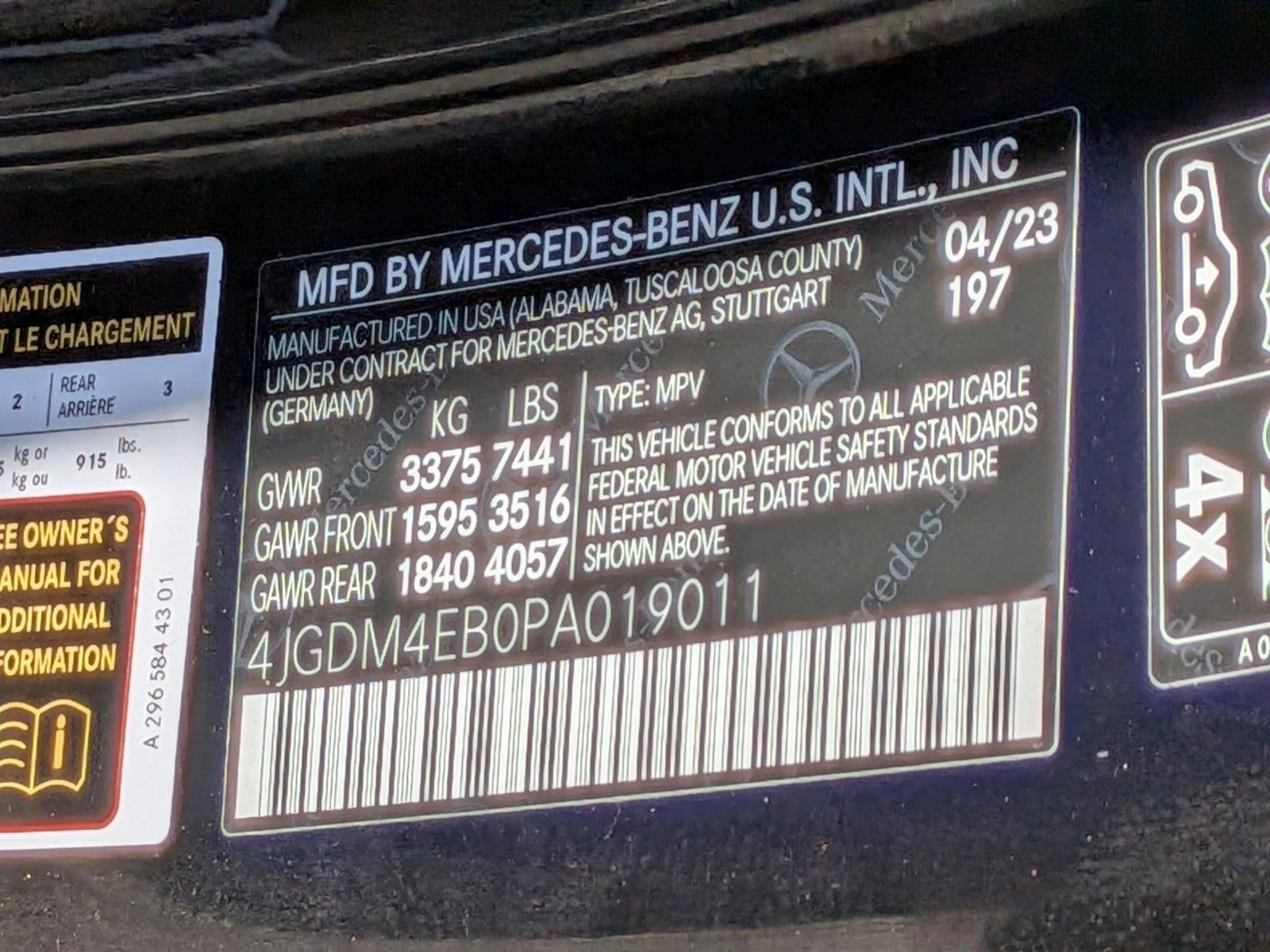 2023 Mercedes-Benz EQS EQS 580 4MATIC® SUV