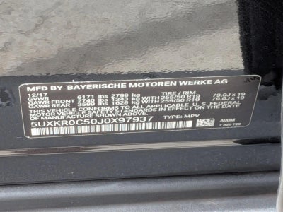 2018 BMW X5 xDrive35i Sports Activity Vehicle