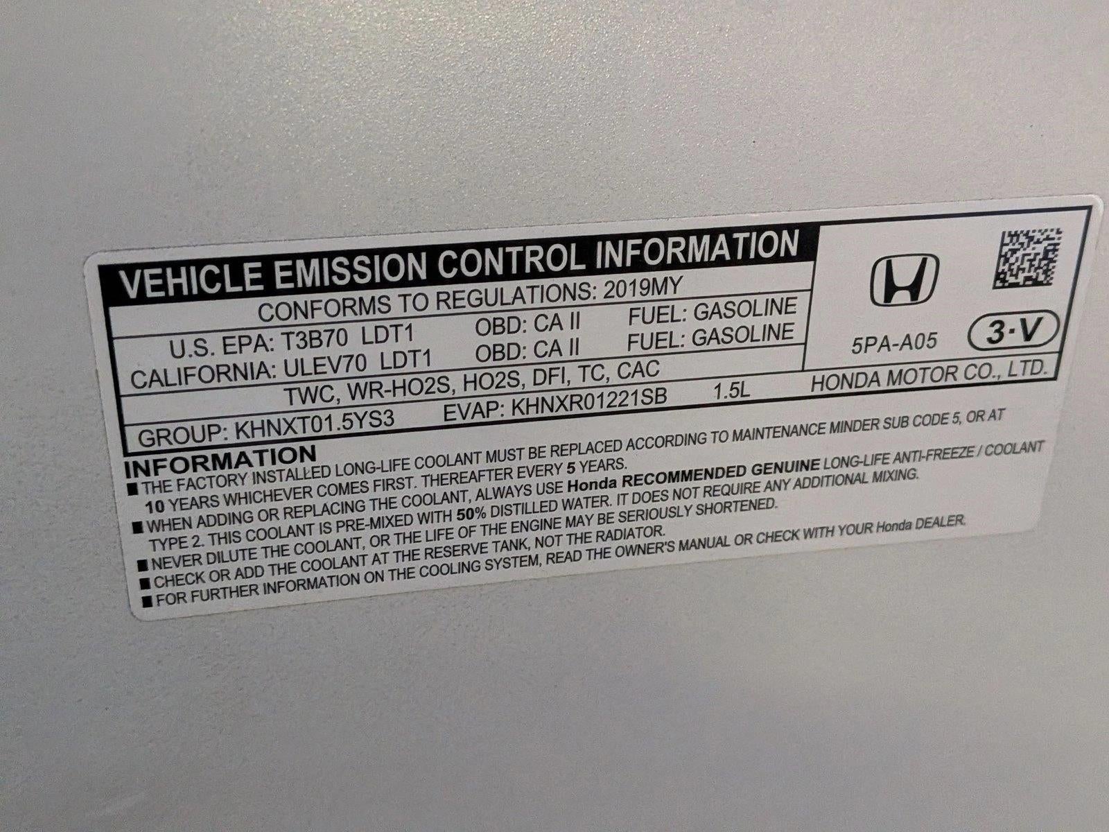2019 Honda CR-V EX-L 2WD