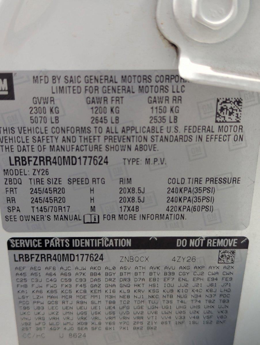 2021 Buick Envision FWD 4dr Avenir