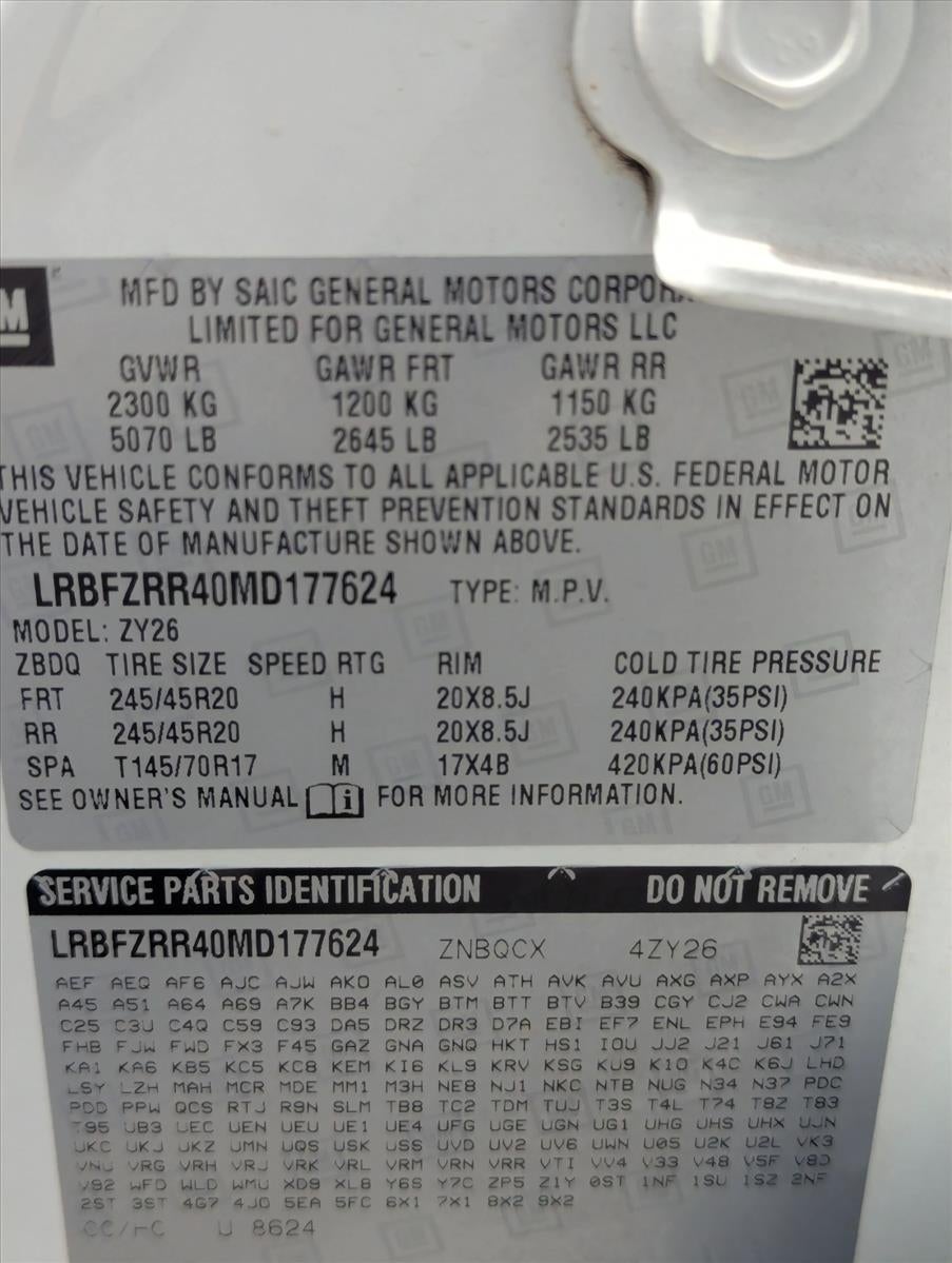 2021 Buick Envision FWD 4dr Avenir