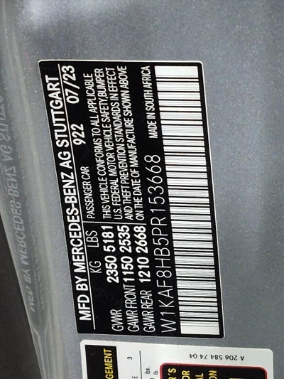 2023 Mercedes-Benz C-Class AMG® C 43 4MATIC® Sedan