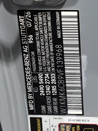 2027 Mercedes-Benz CLE AMG® CLE 53 4MATIC®+ Cabriolet