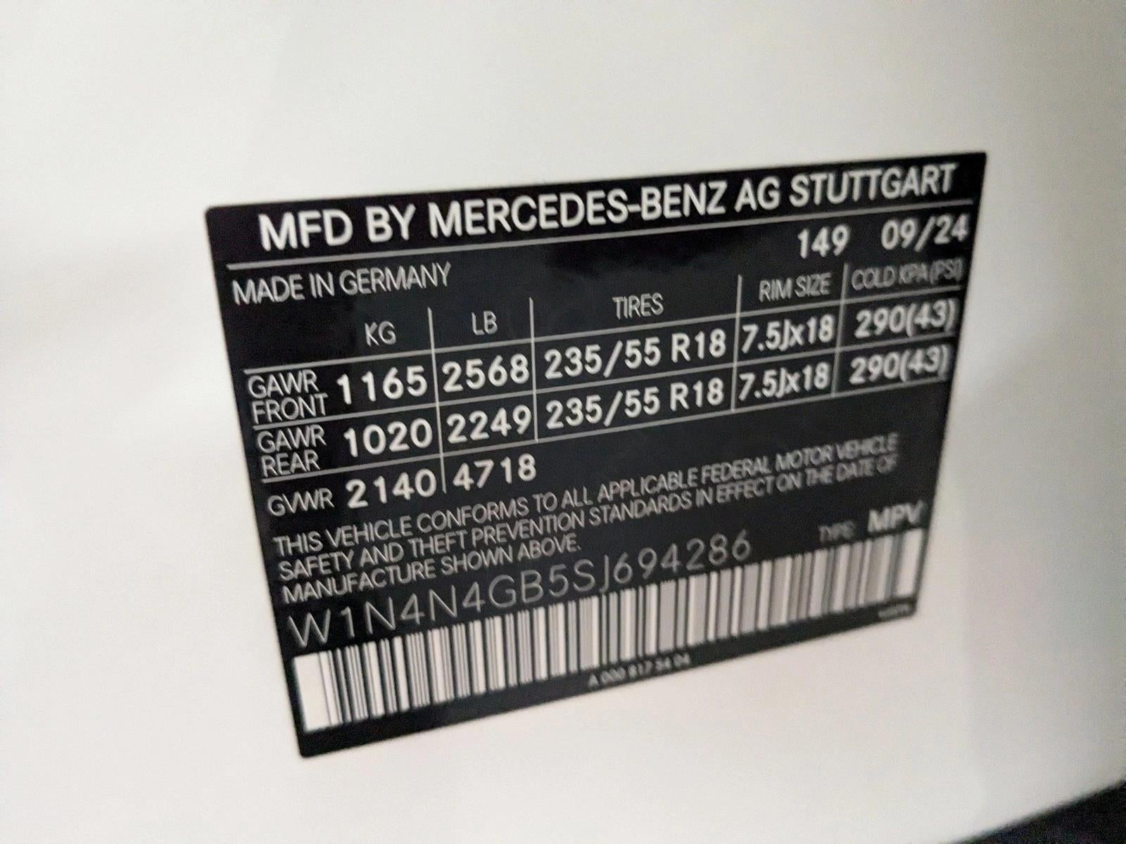 2025 Mercedes-Benz GLA GLA 250 SUV