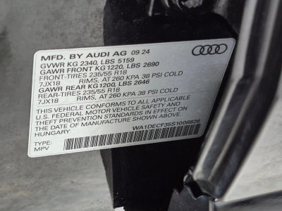 2025 Audi Q3 S line Premium 45 TFSI quattro