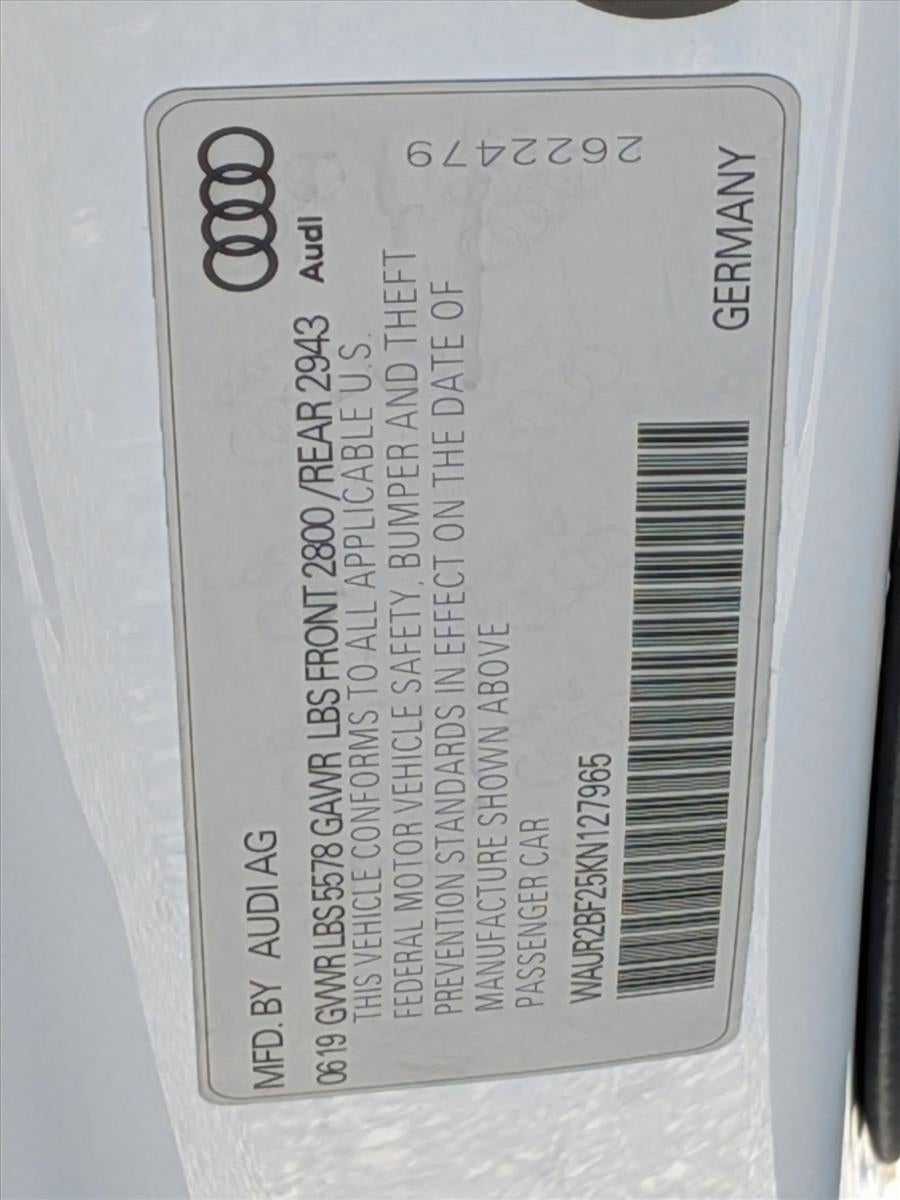 2019 Audi A7 Premium Plus 55 TFSI quattro