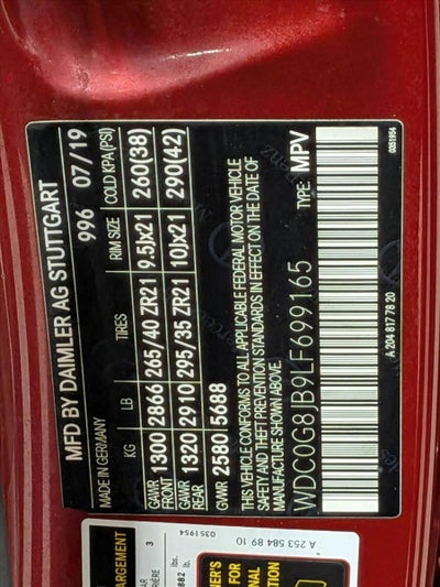 2020 Mercedes-Benz GLC AMG® GLC 63 4MATIC®+ SUV