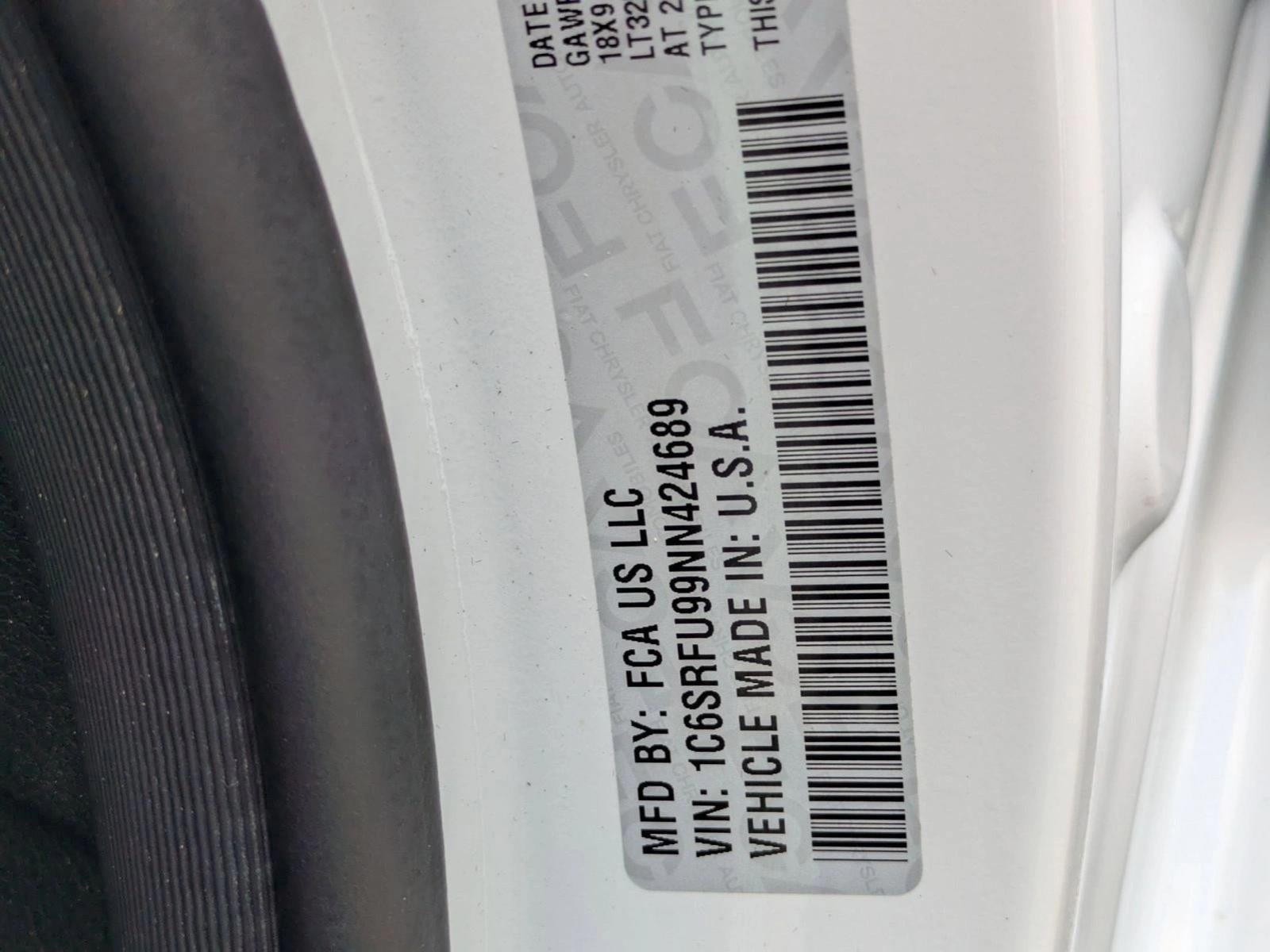 2022 RAM 1500 TRX 4x4 Crew Cab 5'7" Box