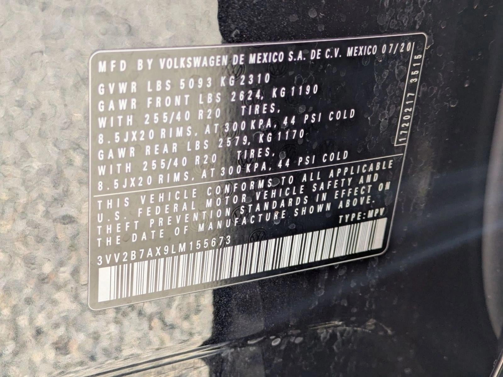 2020 Volkswagen Tiguan 2.0T SEL 4MOTION