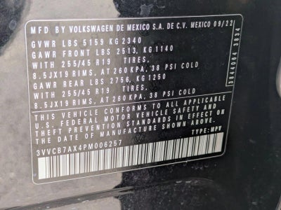 2023 Volkswagen Tiguan 2.0T SE R-Line Black FWD