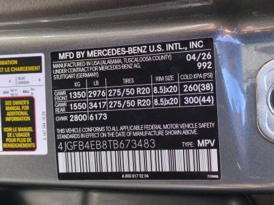 2026 Mercedes-Benz GLE GLE 350 SUV