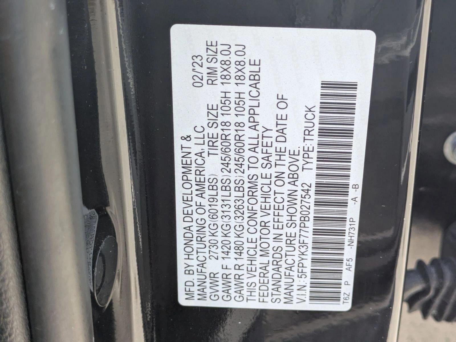 2023 Honda Ridgeline RTL-E AWD