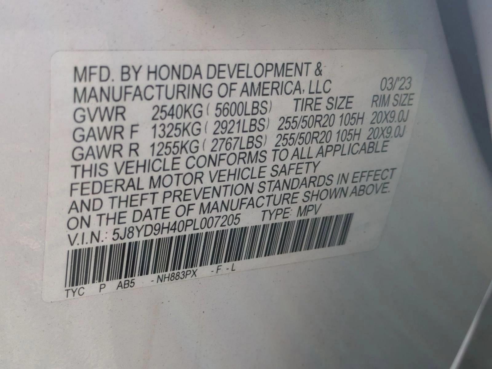 2023 Acura MDX FWD w/Technology Package