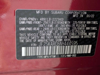 2022 Subaru Forester Touring CVT