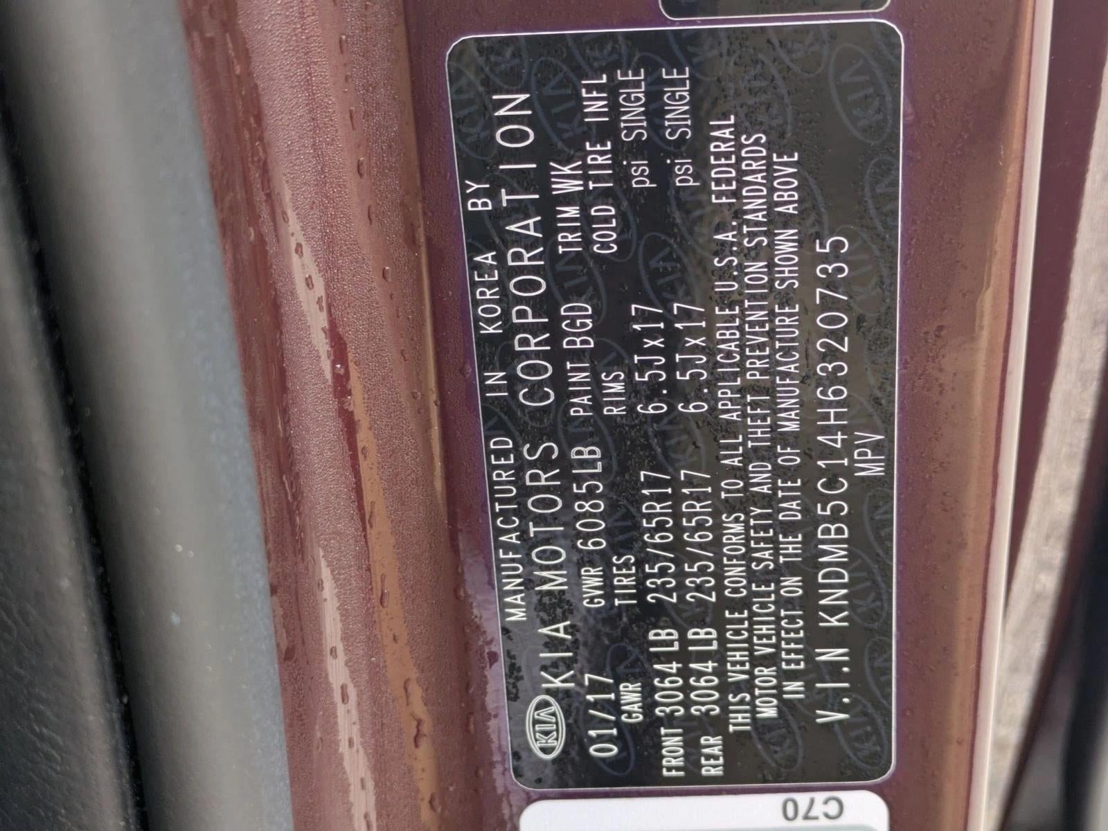 2017 Kia Sedona LX FWD