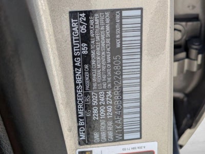 2024 Mercedes-Benz C-Class C 300 Sedan