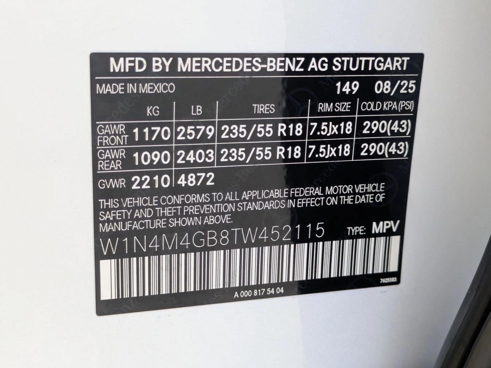 2026 Mercedes-Benz GLB GLB 250 SUV