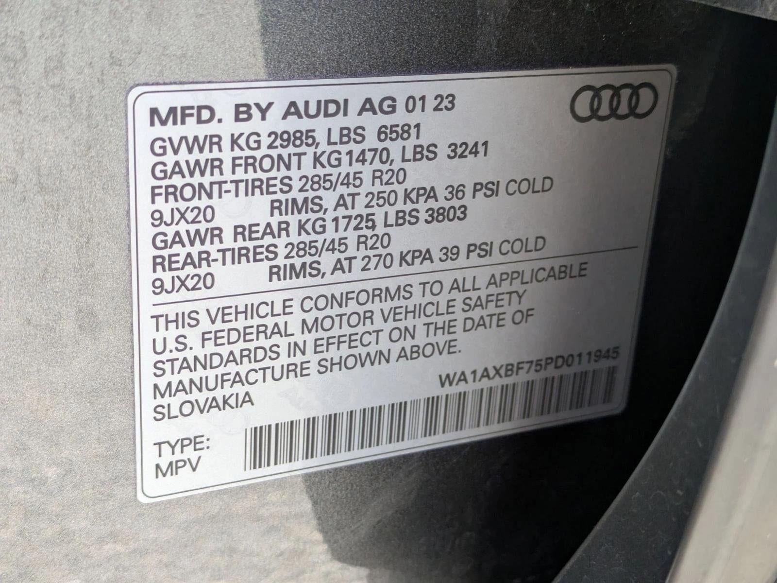 2023 Audi Q7 Premium 55 TFSI quattro