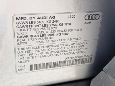 2021 Audi Q5 Premium Plus 45 TFSI quattro