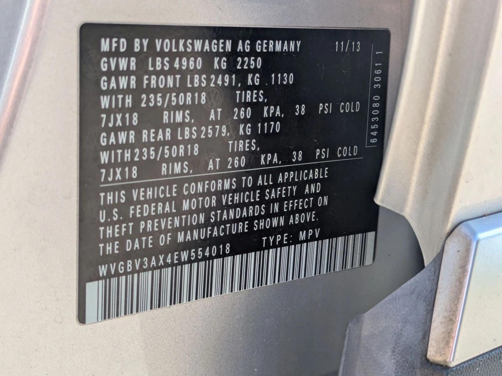 2014 Volkswagen Tiguan 4MOTION 4dr Auto R-Line