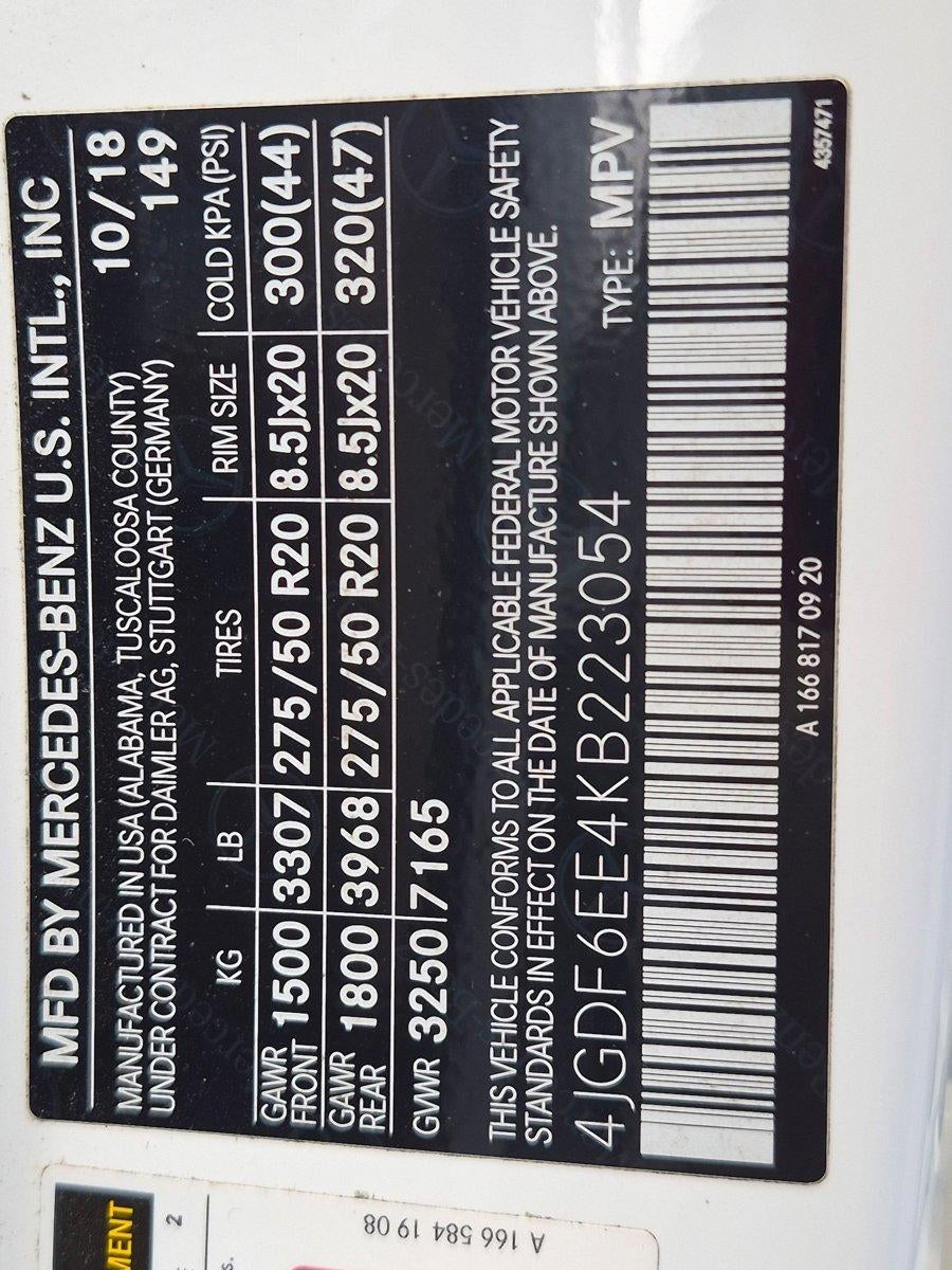 2019 Mercedes-Benz GLS GLS 450 4MATIC® SUV