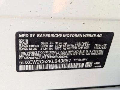 2019 BMW X7 xDrive40i Sports Activity Vehicle