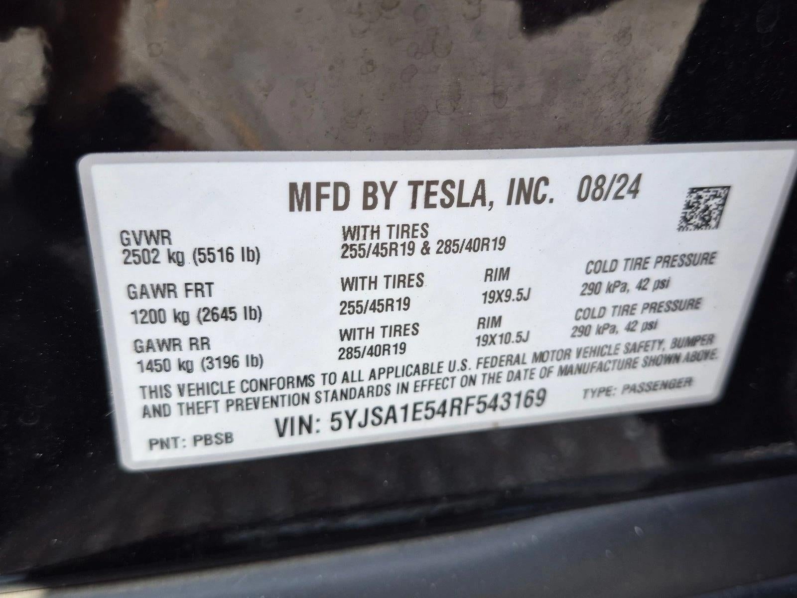 2024 Tesla Model S AWD