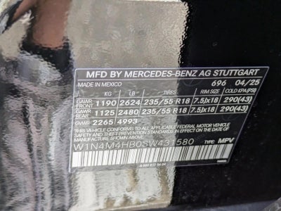 2025 Mercedes-Benz GLB GLB 250 4MATIC® SUV