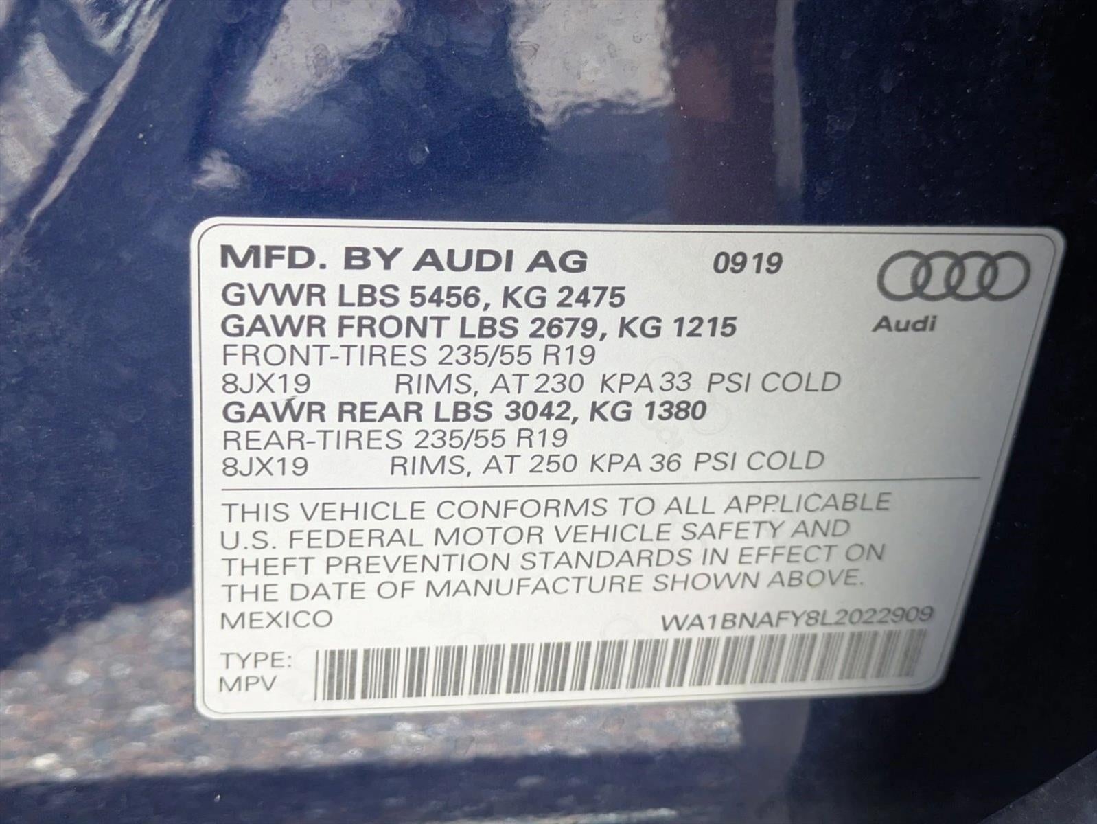 2020 Audi Q5 Premium Plus 45 TFSI quattro