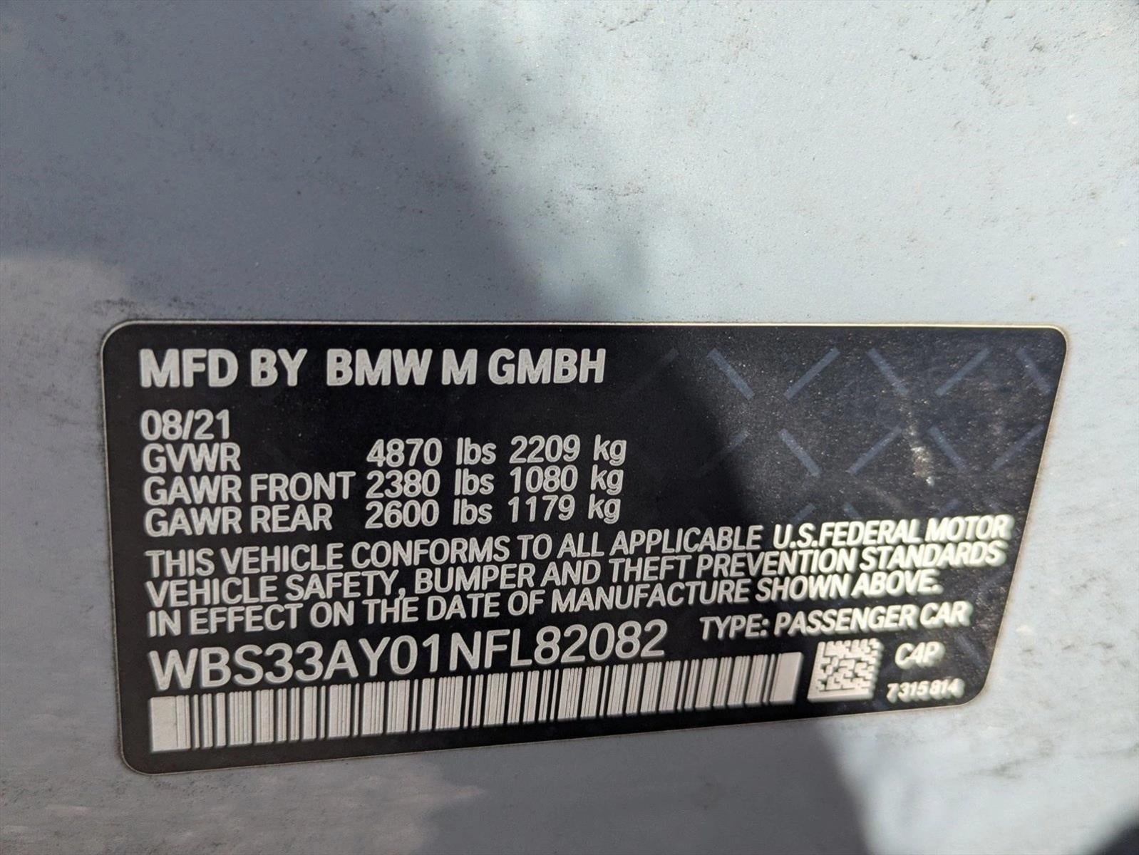 2022 BMW M3 M3 Competition Sedan