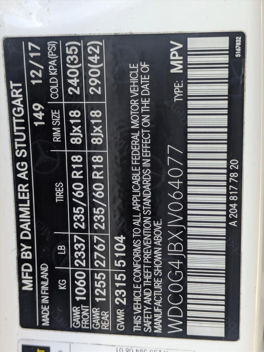 2018 Mercedes-Benz GLC GLC 300 SUV