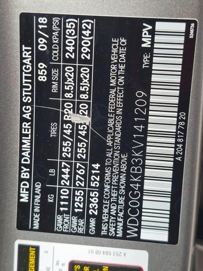 2019 Mercedes-Benz GLC GLC 300 4MATIC® SUV