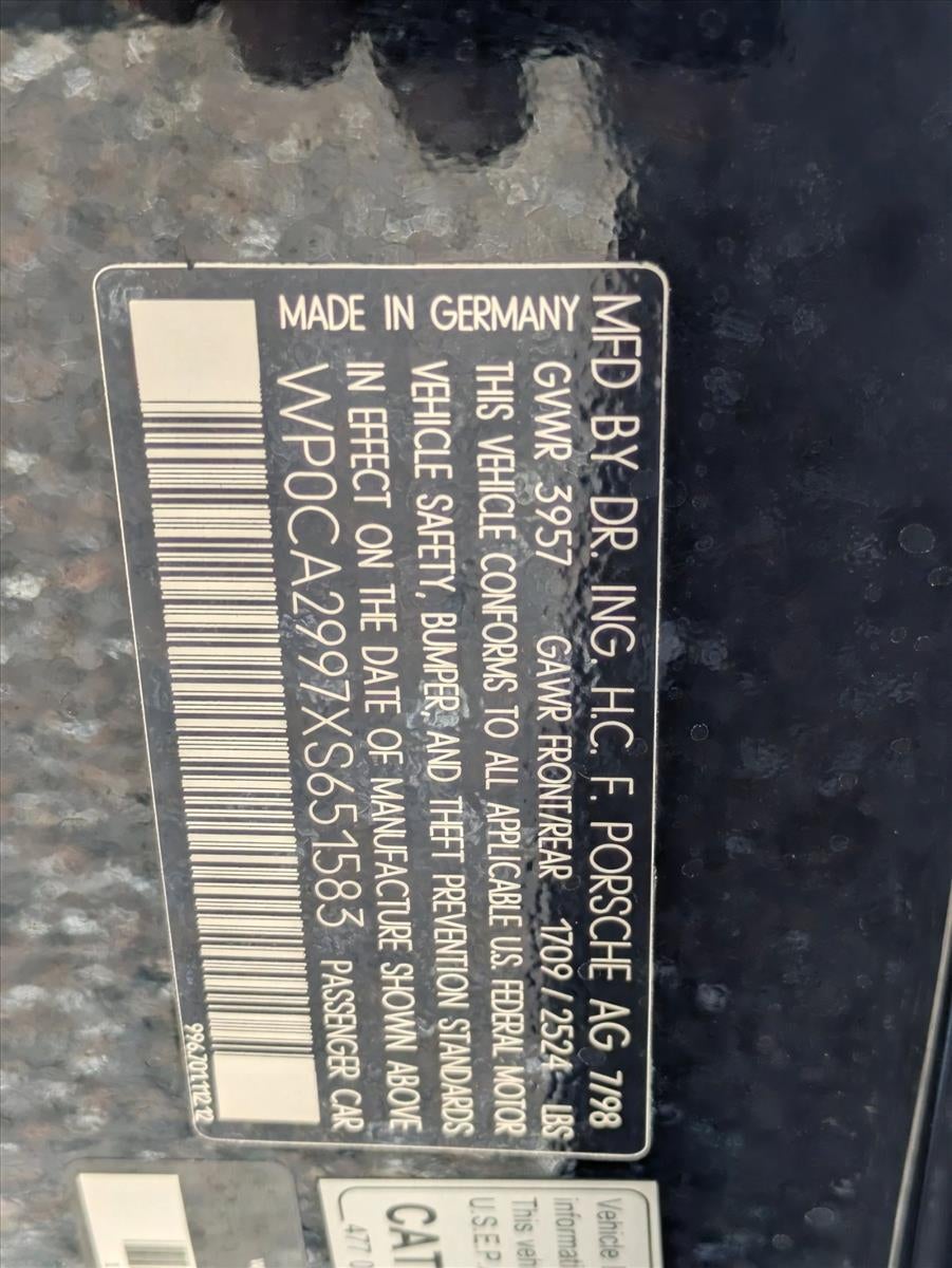 1999 Porsche 911 Carrera Base