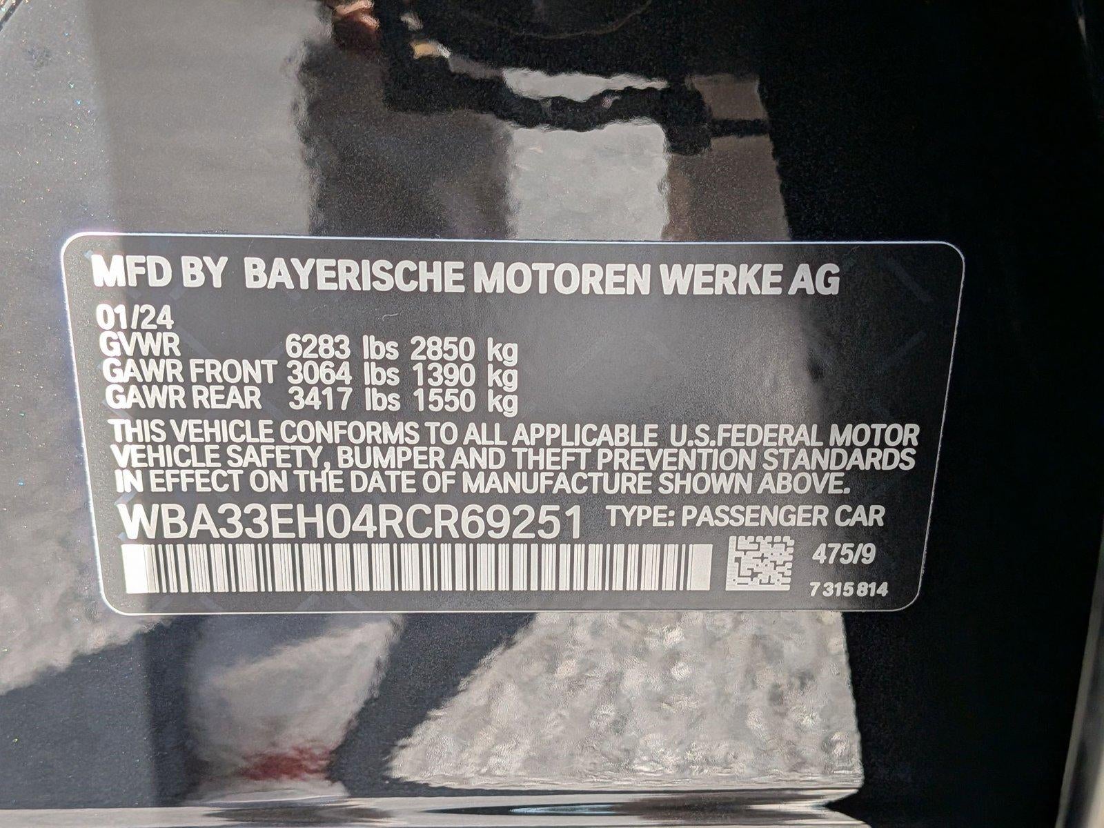 2024 BMW 740i xDrive Sedan