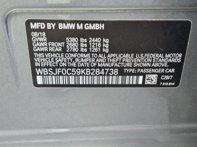 2019 BMW M5 M5 Sedan